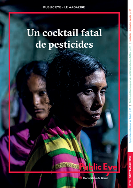 Couverture du rapport: Un cocktail fatal de pesticides