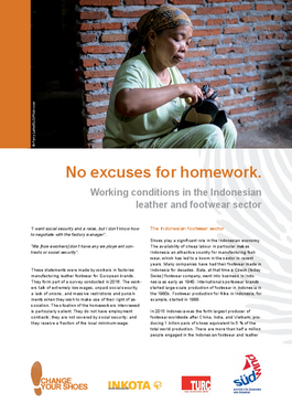 Cover page: No excuses for homework