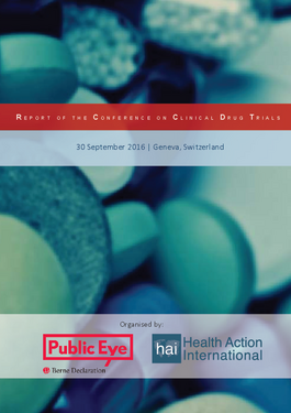 Cover page: Clinical Drug Trials: Conference Report 2016