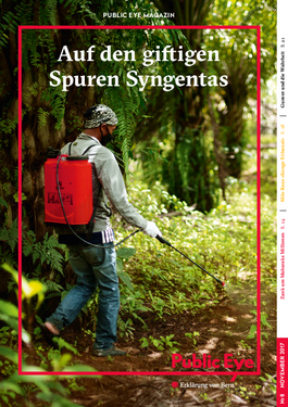 Titelbild Auf den giftigen Spuren Syngentas