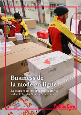 Couverture du rapport: Business de la mode en ligne