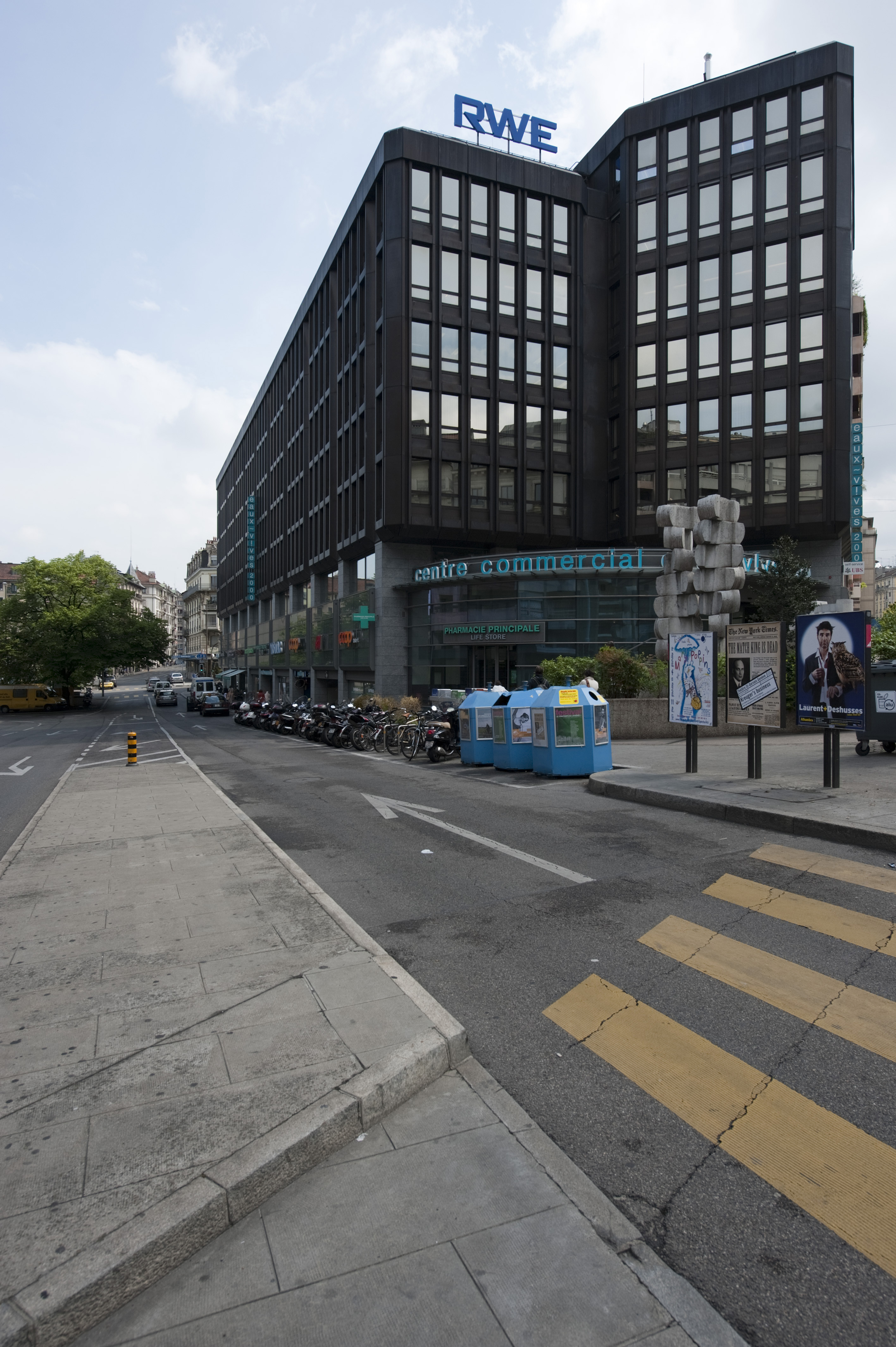 Le siège de Trafigura surplombe la rue Jargonnant à Genève.